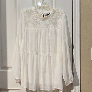 Torrid Lace Trim Blouse *Final Markdown*